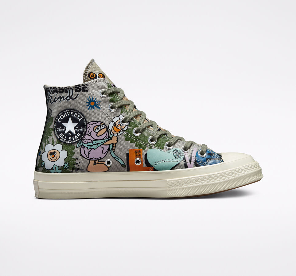 Converse Chuck 70 Floral Zelene | A05536H