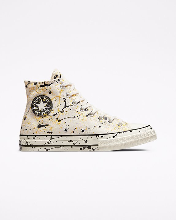 Converse Chuck 70 Paint Splatter Vysoke Top Béžové | A51045X