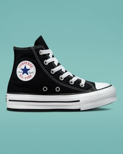 Converse Chuck Taylor All Star Eva Lift Vysoke Top Čierne | A85491M