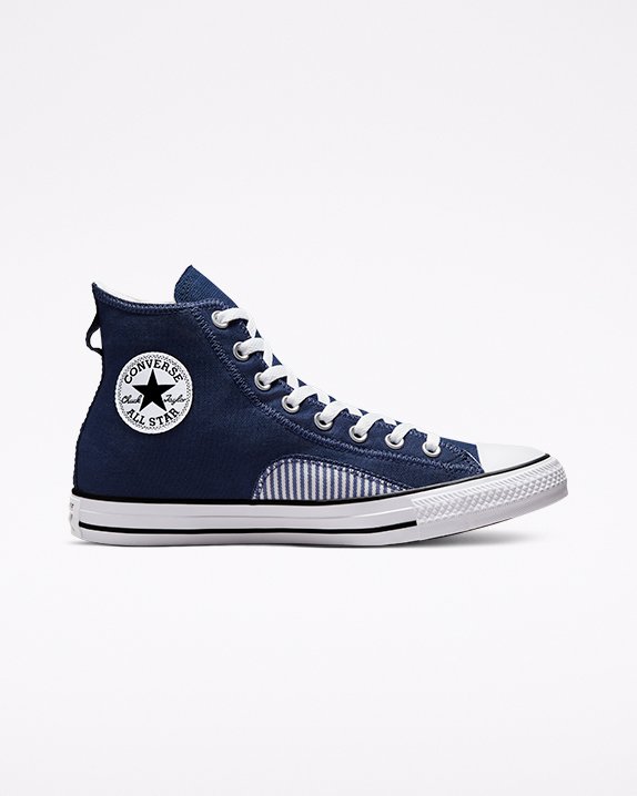 Converse Chuck Taylor All Star Hickory Stripe Vysoke Top Námornícka Modrá | A25318H