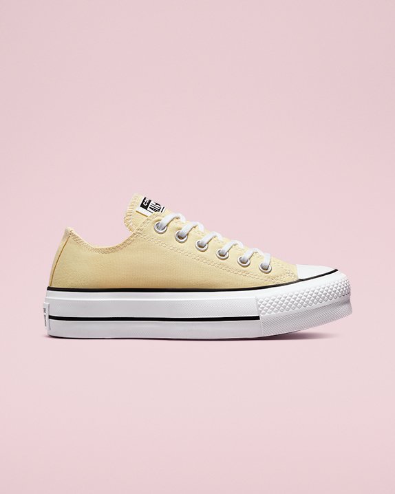 Converse Chuck Taylor All Star Lift Seasonal Color Nizke Top Citrón | A24449Q