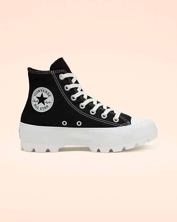 Converse Chuck Taylor All Star Lugged Vysoke Top Čierne | A01078Q