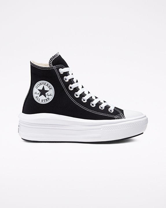 Converse Chuck Taylor All Star Move Platforme Vysoke Top Čierne | A02833O