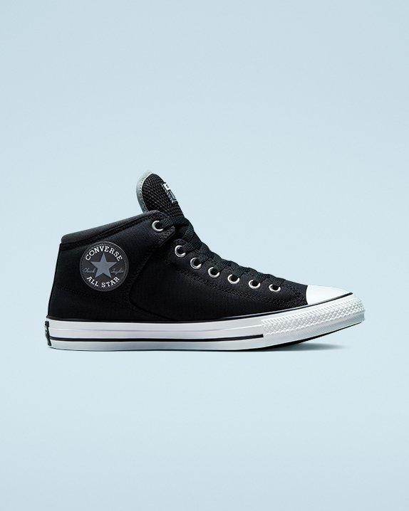 Converse Chuck Taylor All Star Vysoke Street Platene Stredne Čierne | A98039X