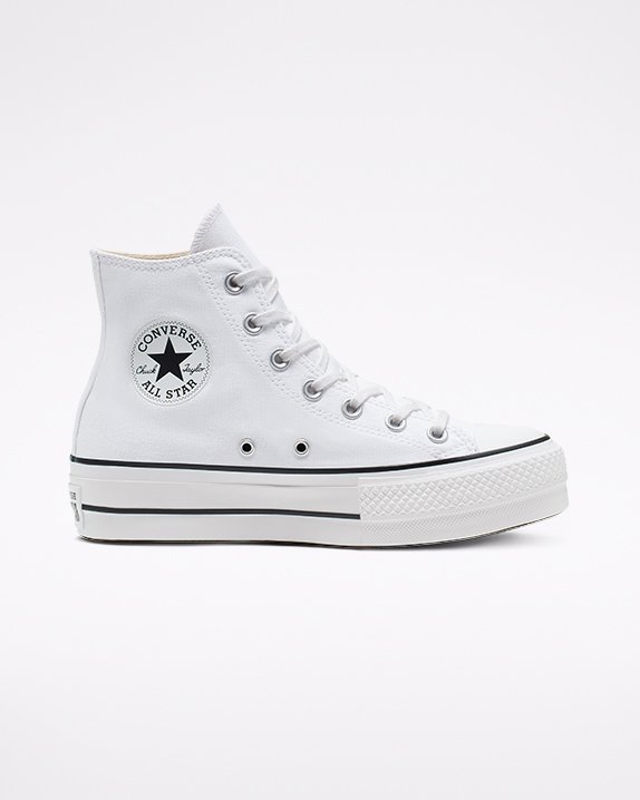 Converse Chuck Taylor All Star lift Platene Vysoke Top Biele | A80389B