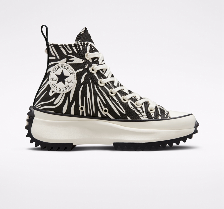 Converse Run Star Hike Platforme Animalier Čierne | A06697W
