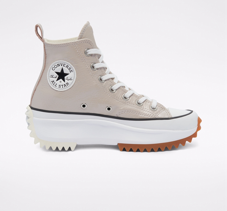 Converse Run Star Hike Platforme Metallic Classics Siva | A30526Y