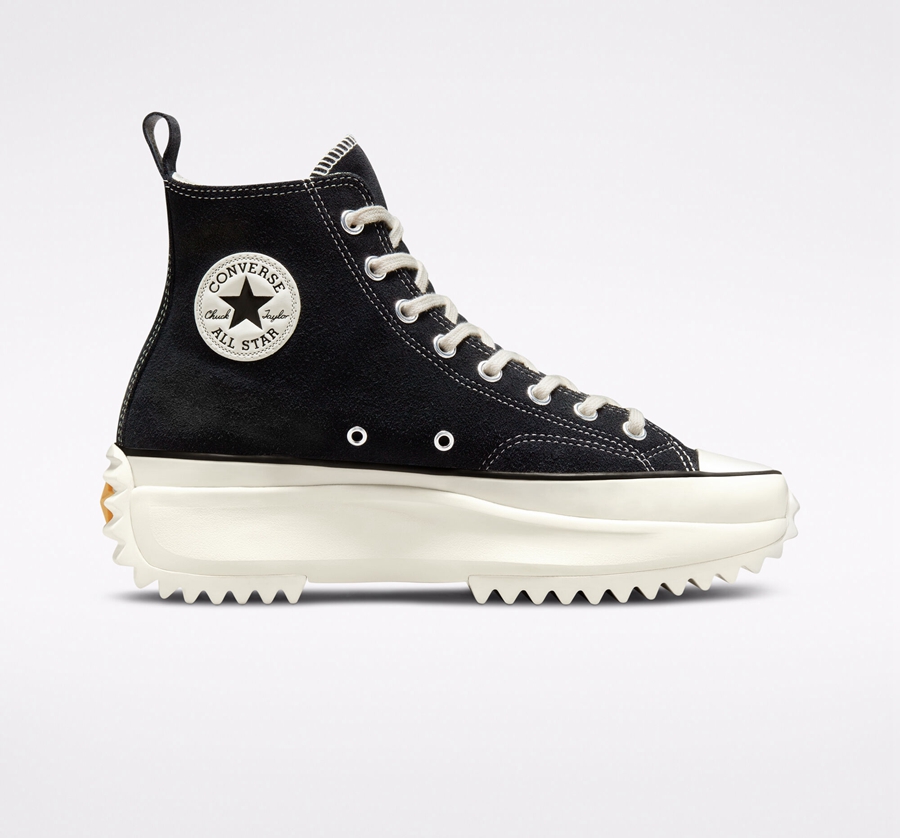 Converse Run Star Hike Platforme Semisove Čierne | A88148A