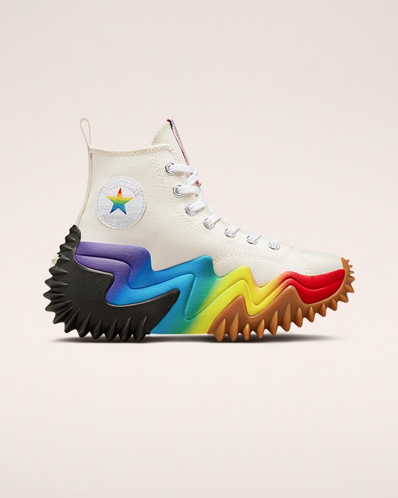 Converse Run Star Motion Platforme Pride Vysoke Top Biele | A23682J