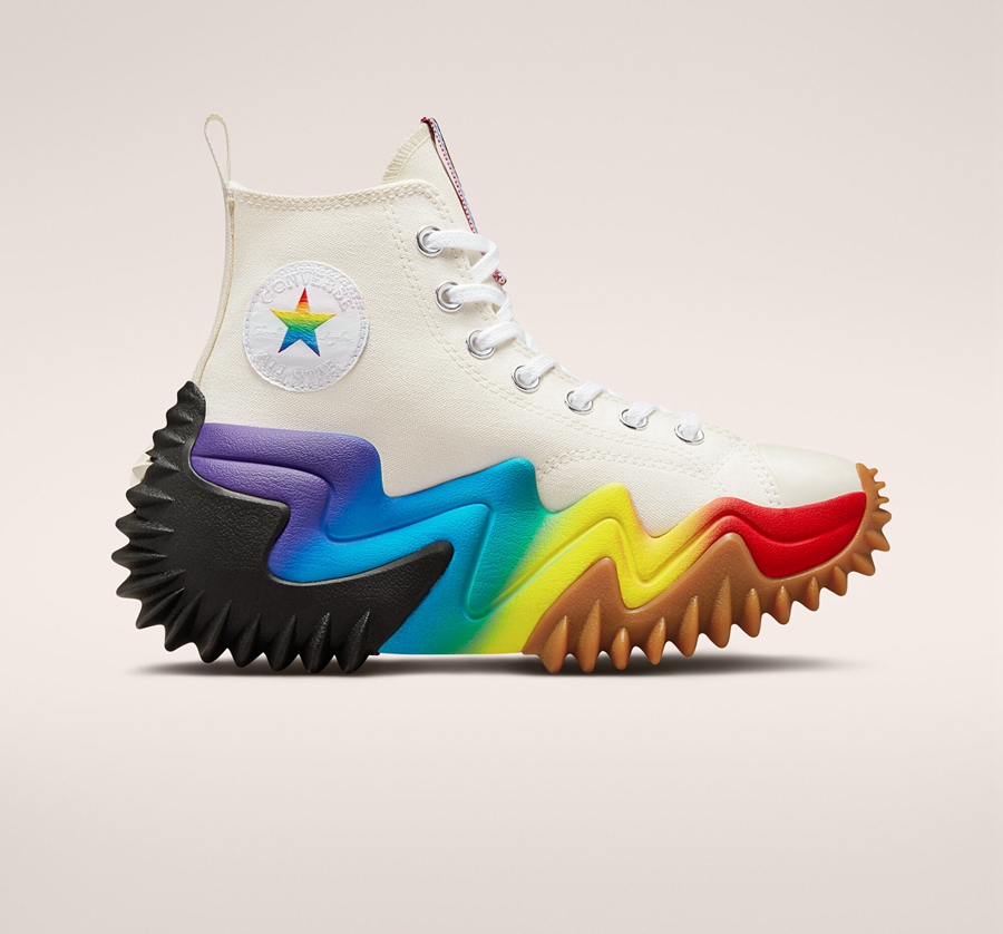 Converse Run Star Motion Platforme Pride Biele | A29509G