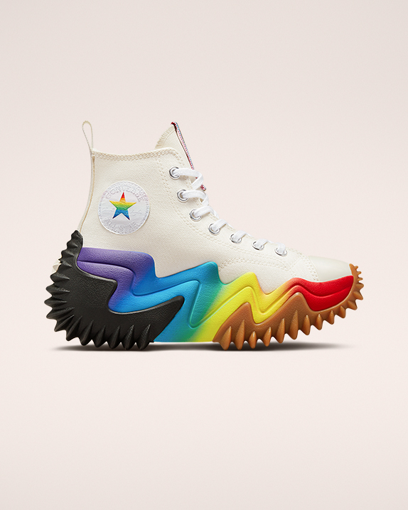 Converse Run Star Motion Platforme Pride Vysoke Top Biele | A63365L