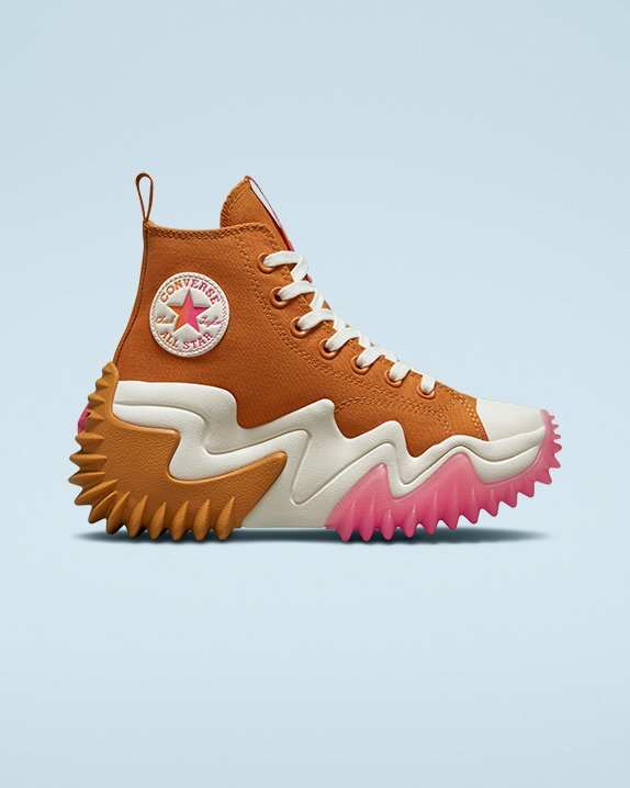 Converse Run Star Motion Vysoke Top Hnede | A67537I