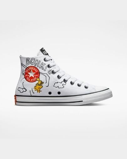 Converse x Peanuts Chuck Taylor All Star Vysoke Top Biele | A32506R