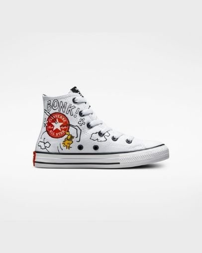 Converse x Peanuts Chuck Taylor All Star Vysoke Top Biele | A60046R